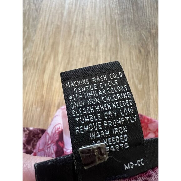 The Limited Vtg Women Top Small Y2K Pink Floral Whimsigoth Sheer Babydoll Fairy - Picture 10 of 10